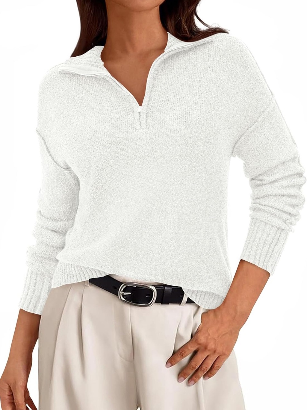 NWT! PRETTY GARDEN QUARTER ZIP PULLOVER